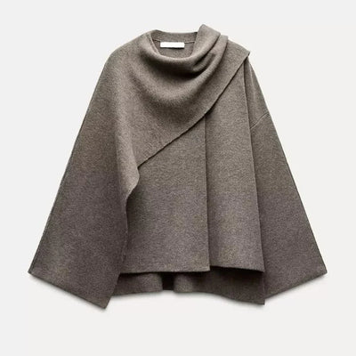 Amélie™ - Manteau Cape en Laine