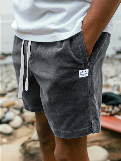 Alain™ - Shorts en Velours Côtelé